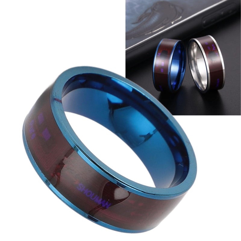 Smart Rings for Men, NFC Ring Lightweight Intelligent Multifunctional Wearable Smart Ring Smart NFC Ring for Ntag213 Chip Universal for Mobile Phone (Genericg5dtazsfum-13) - Image 4