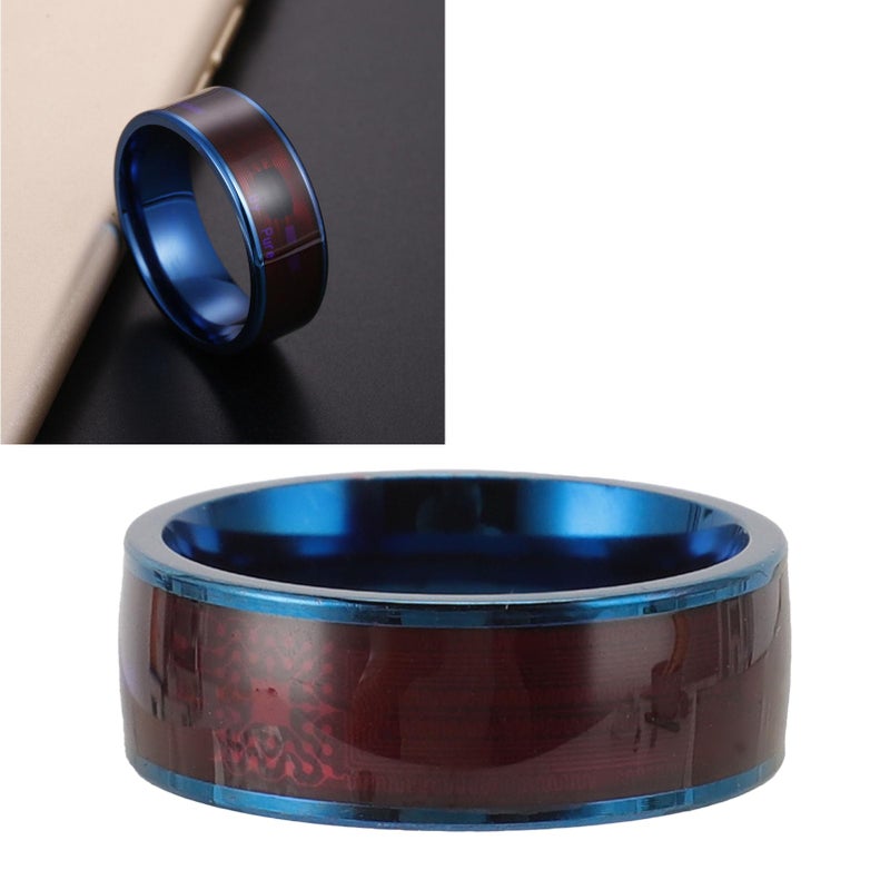 Smart Rings for Men, NFC Ring Lightweight Intelligent Multifunctional Wearable Smart Ring Smart NFC Ring for Ntag213 Chip Universal for Mobile Phone (Genericg5dtazsfum-13) - Image 2