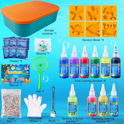JOPSHEEN Magic Water Elf Toy Kit for Kids Water Pets with 10 Colors DIY Squishies Maker Crafts Birthday Gifts for Boys and Girls - Image 5