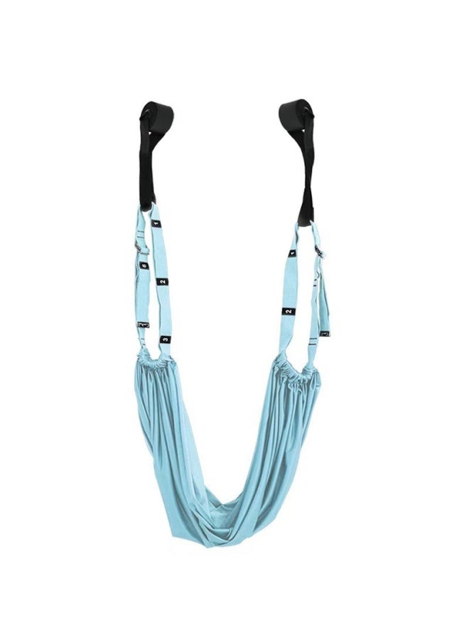 Purple Aerial Yoga Sling Home Backbend Trainer Door Inversion Stretching Belt