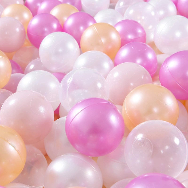 STARBOLO Ball Pit Balls  Nontoxix Crush Proof Plastic Toy Balls for Ball Pit Childrens Pool Water Toys BPA Free 22Inch Play Ball for Girl Boy Kids Birthday Pool Play Tent Party - Image 3
