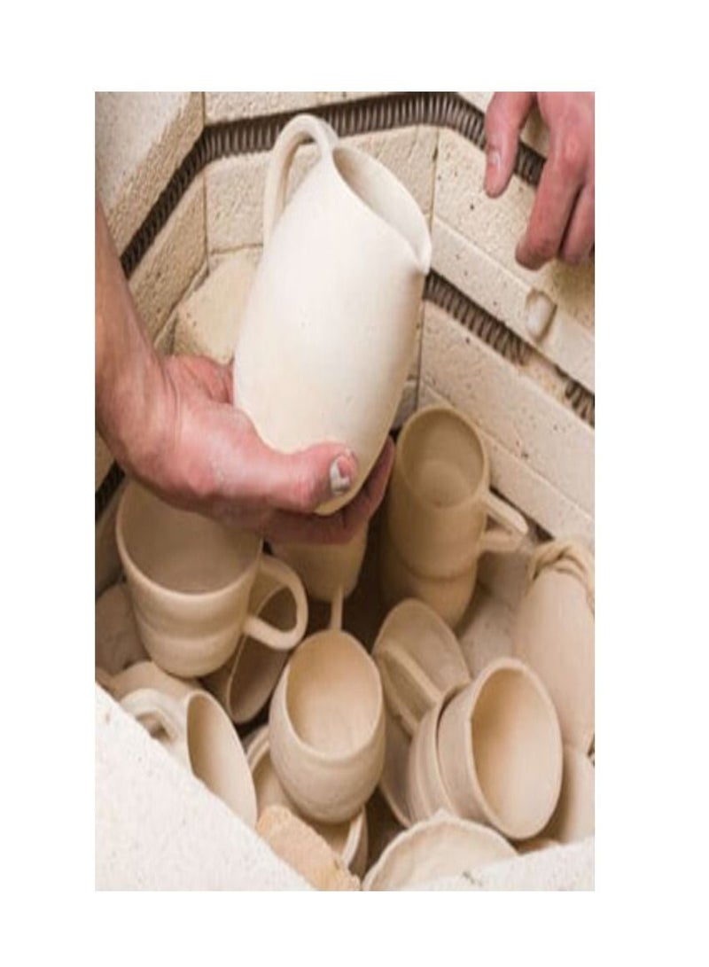 ماركة غير محددة طين فخار طبيعي لون أبيض 12.5كجم - Image 3