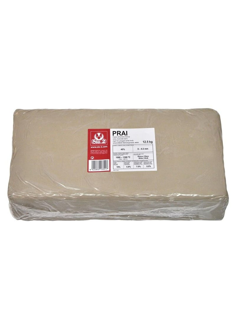 ماركة غير محددة طين فخار طبيعي لون أبيض 12.5كجم - Image 1