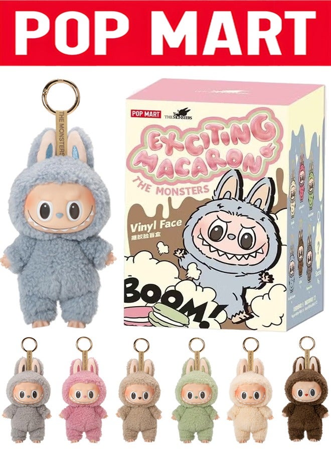 POP MART 100% Authentic Labubu The Monsters  Tasty Macarons Vinyl Face Blind Box, Random Design Action Figures Collectible Toys Home Decorations Single Box  - Image 1