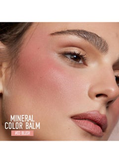 KYDA KYDA Mineral Color Balm, SPF 35, Creamy Blendable Color for Lips&Cheeks, Buildable Shimmer Finish, Lightweight Formula, Multiuse Makeup Stick, BLUSH  - Image 4