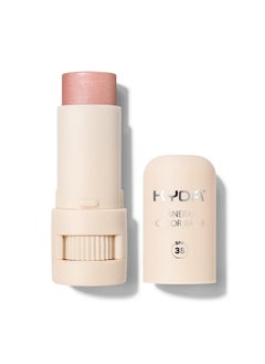 KYDA KYDA Mineral Color Balm, SPF 35, Creamy Blendable Color for Lips&Cheeks, Buildable Shimmer Finish, Lightweight Formula, Multiuse Makeup Stick, BLUSH  - Image 1