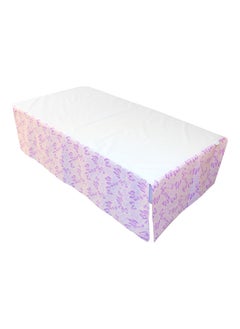 Kushies Baby Ben & Noa Percale Crib Skirt, Pink Butterfly  - Image 5