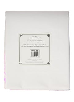 Kushies Baby Ben & Noa Percale Crib Skirt, Pink Butterfly  - Image 3