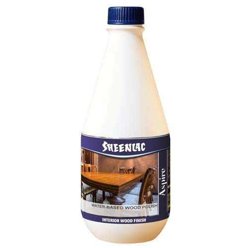 Sheenlac Water Based Interior Wood Polish | Odorless, Non-Flammable | Quick Dry Varnish | 100% Lead-Free | High Water Resistance | Eco-Friendly Polish for All Furniture - Satin Finish 1000ml - Image 2