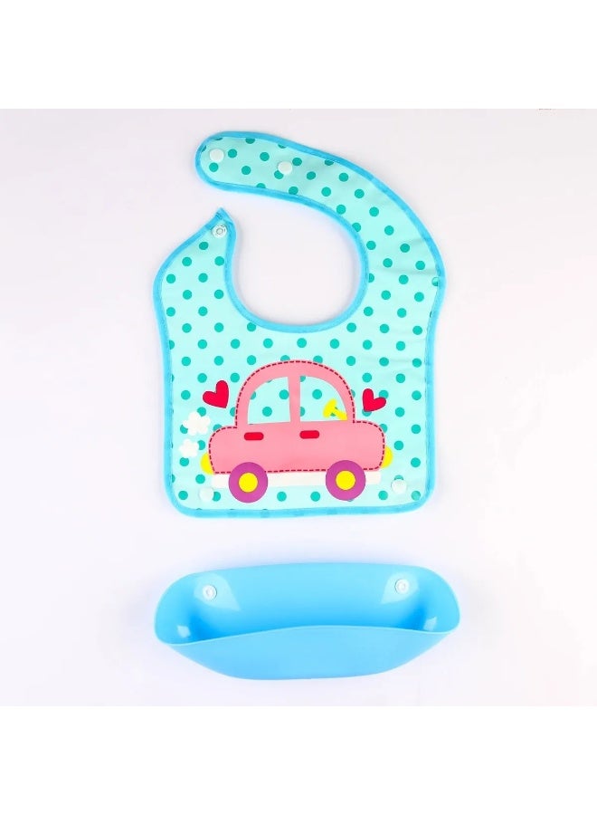 FALMER Silicone Baby Food Picks with Silicone Pocket for Catching Food, Waterproof and Washable, Suitable for Boys and Girls - Image 3
