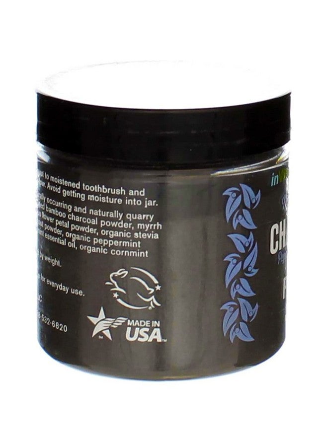 إن فيتامين مسحوق تبييض الأسنان بالفحم النشط للأسنان واللثة (بنكهة النعناع المنعش) - آمن على مينا الأسنان، ومزيل للسموم، ومصنوع من النباتات، وخالٍ من القسوة - Image 3