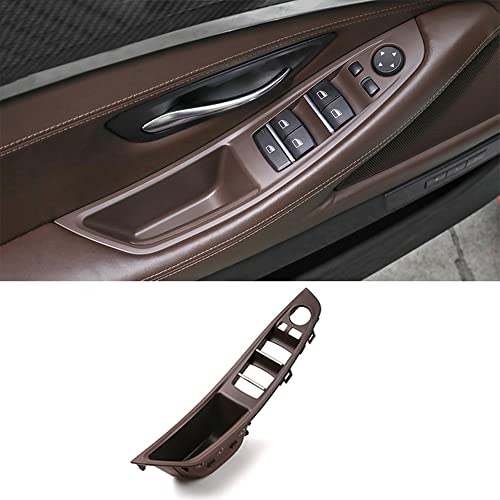 CHUANGHUI Car Door Handle for BMW 5 Series F10 F11 20112016 Interior Door Handles Replace Cover Car Door Handle Assembly 520i 528i 530i 535d 535i 550i Mocha Brown Main Driver - Image 1