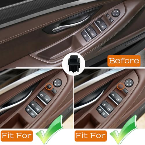 CHUANGHUI Car Door Handle for BMW 5 Series F10 F11 20112016 Interior Door Handles Replace Cover Car Door Handle Assembly 520i 528i 530i 535d 535i 550i Mocha Brown Main Driver - Image 3