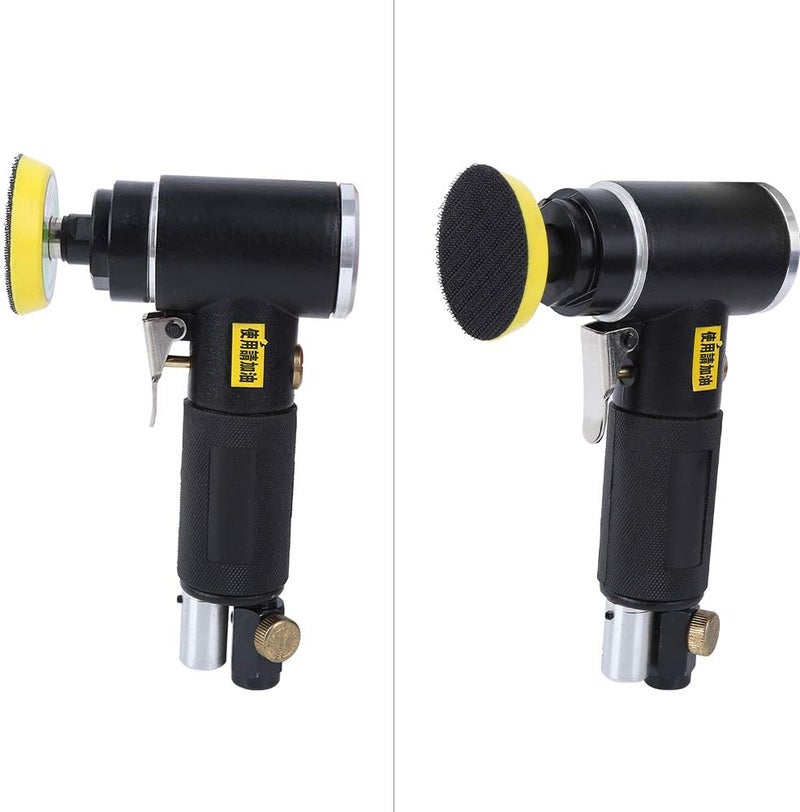 Air Polishing Machine, Pneumatic Polishing Machine with Pressing Switch, 2in and 3in Pad Sizes, EU Connector for Smoothing Deburring Grinding and Polishing Metal Wood Surfaces - Image 4