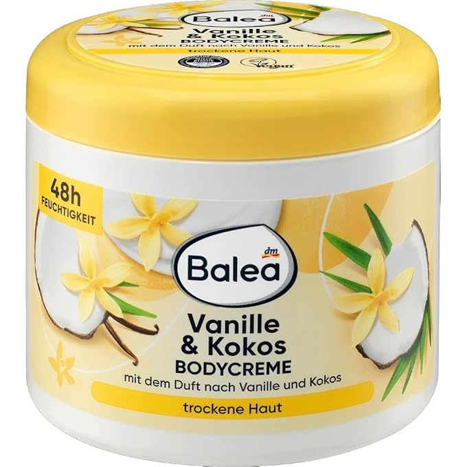 balea Body Cream Vanilla & Coconut For Dry Skin (500 ml) by - Image 1