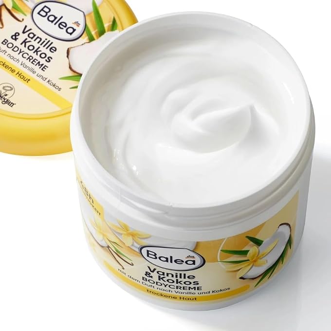balea Body Cream Vanilla & Coconut For Dry Skin (500 ml) by - Image 3