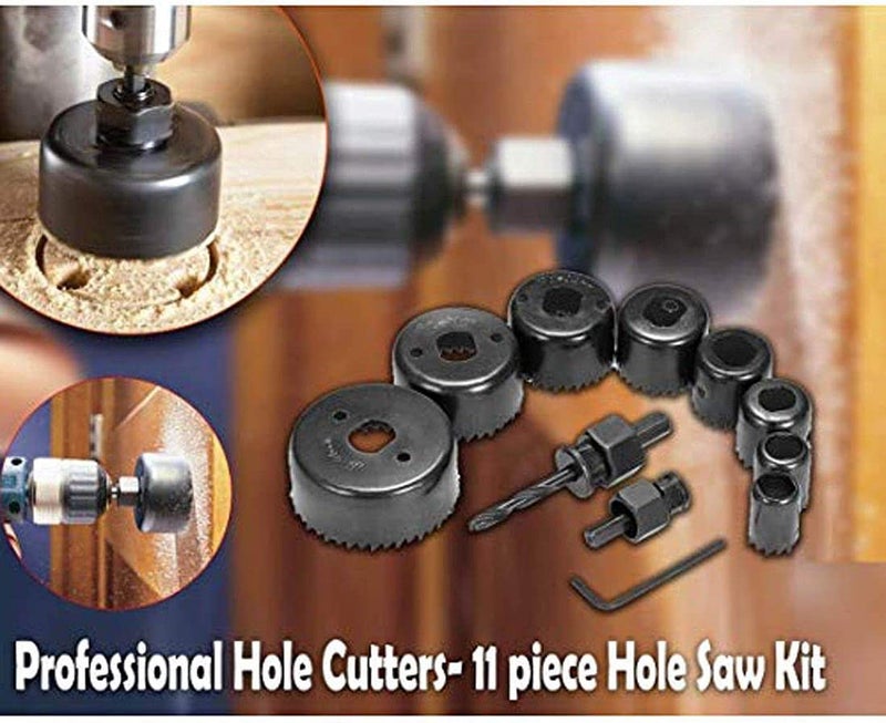 Diy Crafts CT-DIY-HI-47613 Hole Saw Wood Metal 44259 5 Hole Saw Set Diy - Crafts 16 - Piece Carbon Steel Hole Saw for Wood Home, Item No # 5, 16 Piece (Multicolor) - Image 4