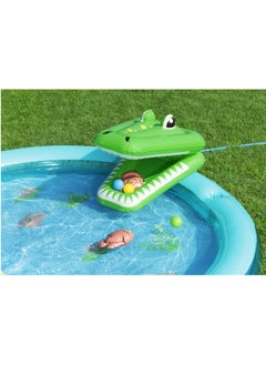 Bestway Bestway Play Center Crocodile Cove 224x181x72cm | Kiddie Pool with Slide | Inflatable Pool for Toddlers and Kids  - Image 5