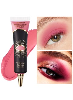 Avierll Long-Lasting Eyeshadow Primer for Enhanced Eye Makeup | No-crease Boosting Makeup Primer | Moisturizing Formula | Suitable for All Skin Types | Waterproof and Sweatproof | Easy to Remove (05# Rose Pink)  - Image 1