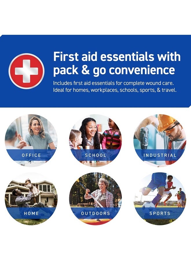 Care Science First Aid Kit, 110 Pieces | Professional Use for Travel, Work, School, Home, Car, Survival, Camping, Hiking, and More - Image 2