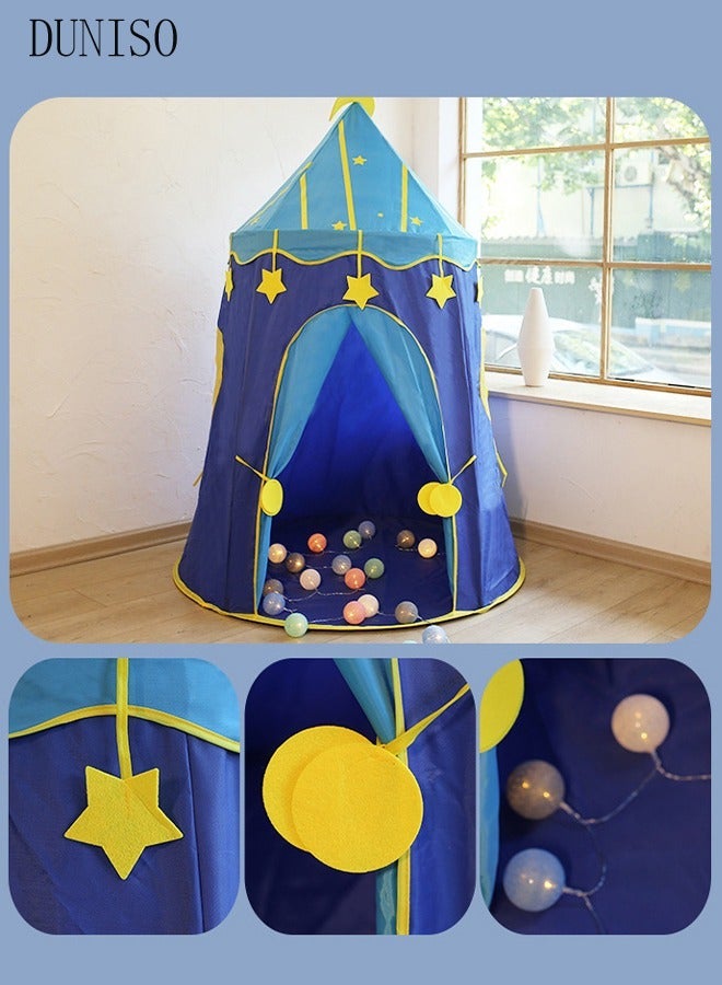 DUNISO Children's tents, children's play tents, princess castle tents, boys' gift toys, children's indoor play houses, portable and foldable children's tents - Image 3