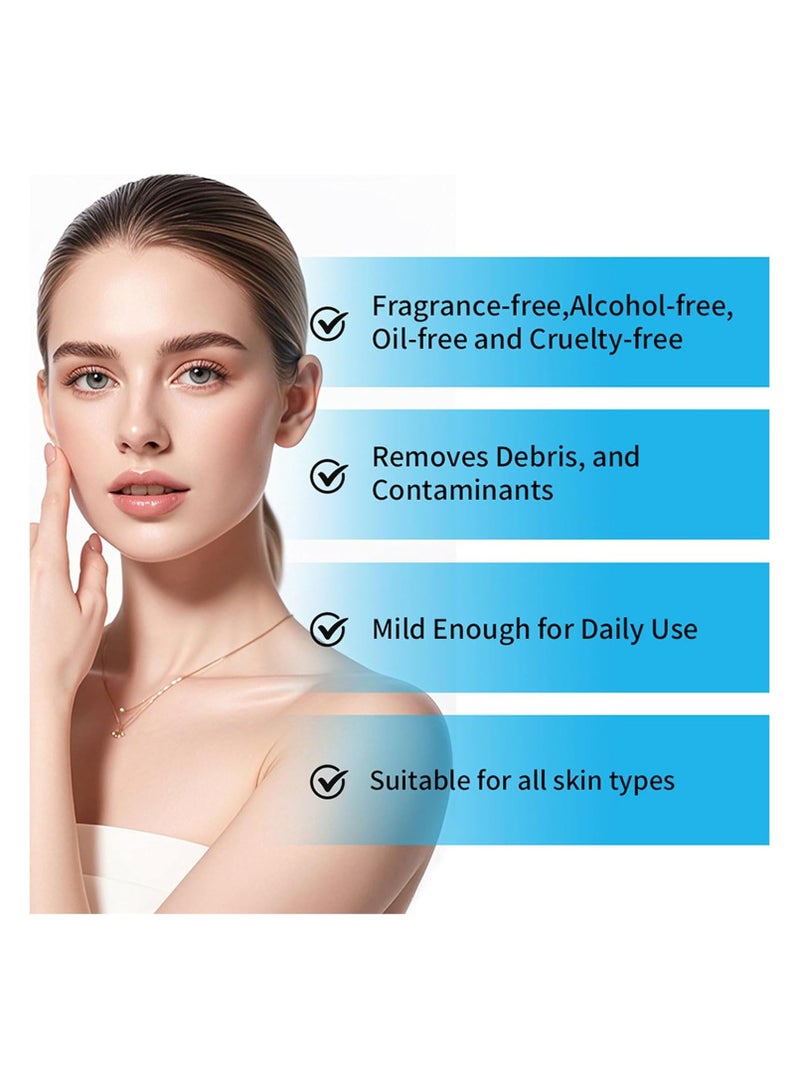 lakerain Hypochlorous Acid Spray for Face and Skin, Non-Irritating Hypochlorous Acid Spray & Eyelid Cleanser Solution to Remove Oil & Debris, Acne, Piercing Aftercare, Calm Redness, 2.2 fl oz - Image 2