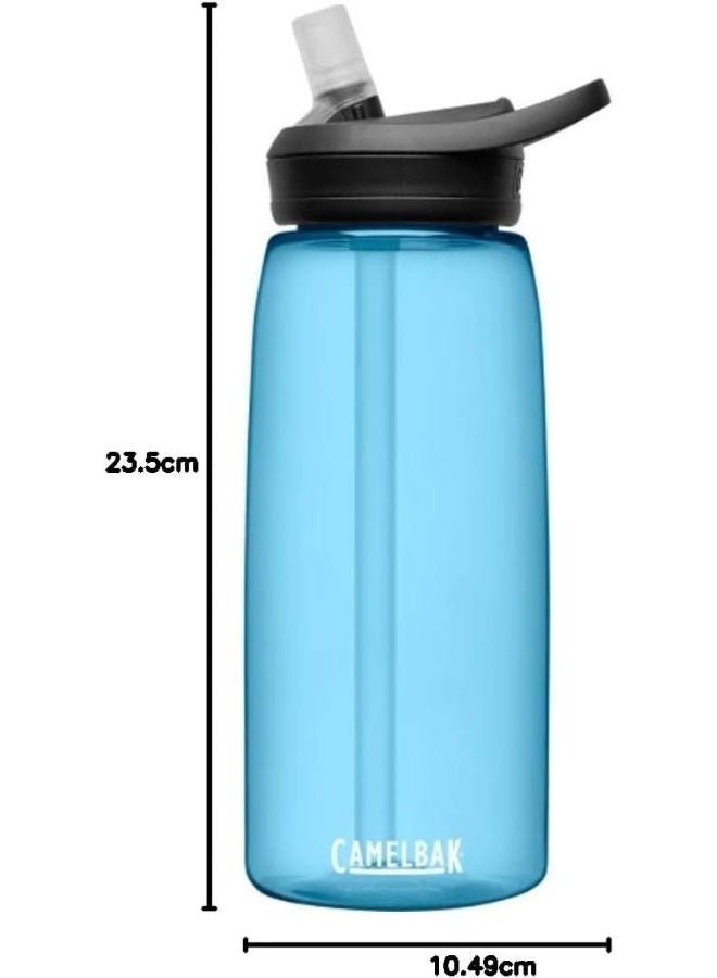 كاميلباك قارورة ماء كاملباك إيدي+ بسعة 1 لتر (32 أونصة)، خالية من BPA – لون أزرق، متينة ومحكمة الإغلاق وسهلة الحمل - Image 2