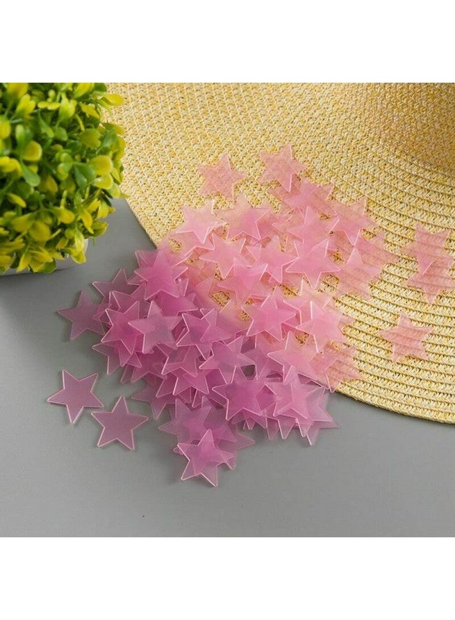 SKYPRO 300 PCS 3cm Multicolor Glow in The Dark Luminous Stars Noctilucent Plastic Wall Stickers Decals for Home Ceiling Wall Baby Kids Bedroom Room Decorations - Image 5