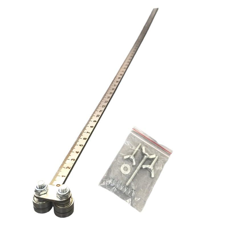مسطرة النجارة ثنائية المحور قابلة للتعديل دليل قطع دقيق للنجارة والبناء - Image 2
