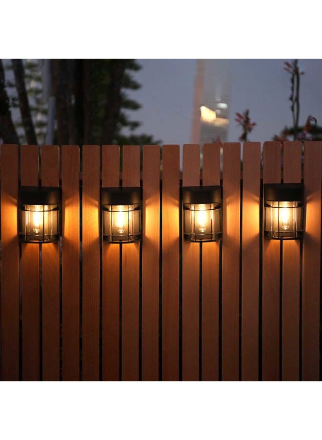 DOESLAG 12 Pack Solar Fence Lights, LED Solar Lights Outdoor Waterproof, Solar Powered Outdoor Lights for Fence Post Garden Yard - Image 5