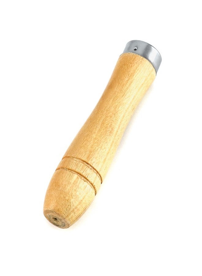 QWORK Wooden File Handle with Strong Metal Collars, 5 Pack Ergonomic Handles Easy Installation for 4'' - 7'' Metal File, Screwdriver, Hand Drill - Image 4