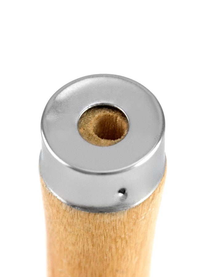 QWORK Wooden File Handle with Strong Metal Collars, 5 Pack Ergonomic Handles Easy Installation for 4'' - 7'' Metal File, Screwdriver, Hand Drill - Image 5