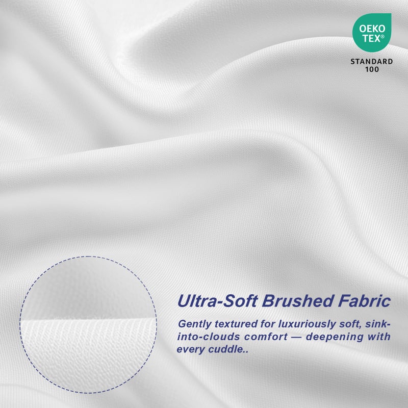 Wuuyuef 18x18 Pillow Inserts Set of 2 â€“ Soft Hypoallergenic Square Pillow Inserts, Oeko-TEX Certified Virgin Fiber Filling, Machine Washable - Image 4