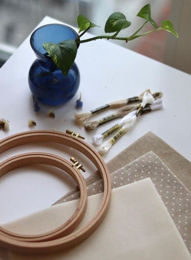Nurge Premium Beech Wood Gold Clasp Embroidery Hoop 8mm (310mm = 12.20'' ~Approx 12") - Image 4