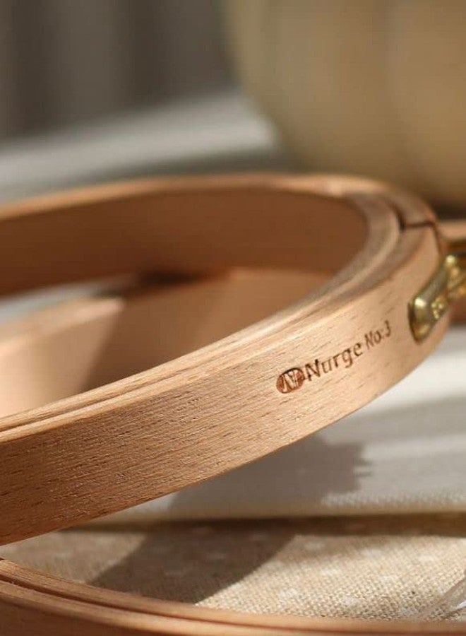 Nurge Premium Beech Wood Gold Clasp Embroidery Hoop 8mm (310mm = 12.20'' ~Approx 12") - Image 5