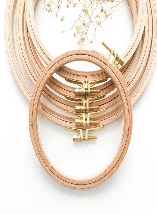 Nurge Premium Beech Wood Gold Clasp Embroidery Hoop 8mm (310mm = 12.20'' ~Approx 12") - Image 3
