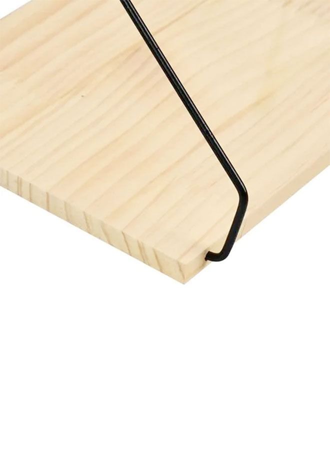 CATANES Floating Shelves Wall Mount, Solid Wood Wall Storage Shelves with Iron Frame  - Image 4