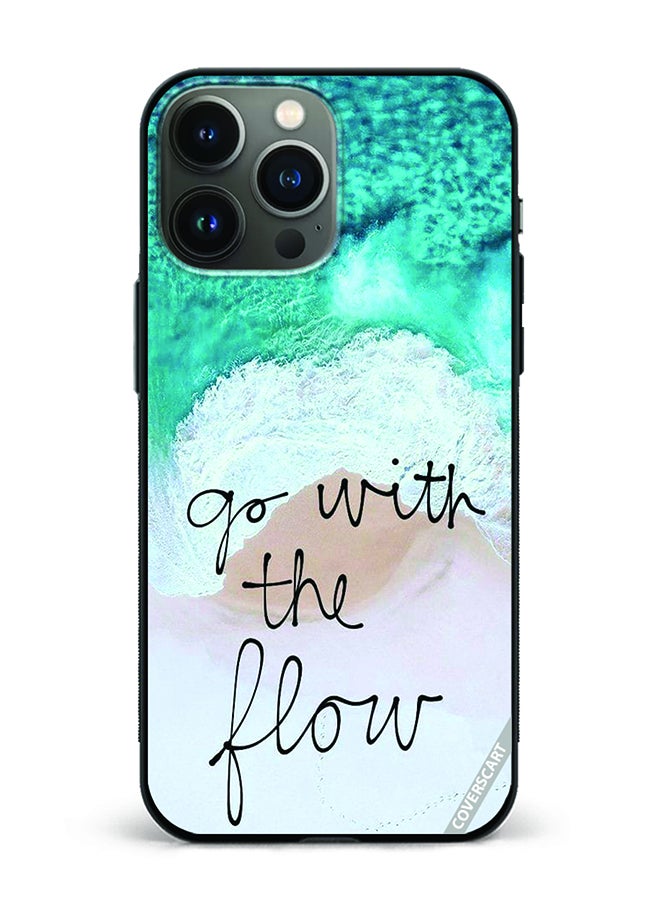 COVERSCART Protective Case Cover For Apple iPhone 13 Pro Go With The Flow Design Multicolour