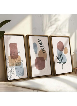 Set Of 3 Of Boho Multicolor Plant And Abstract Shapes Illustrations Framed Wall Art - pzsku/Z99AA7C01FFD8D34F7E2EZ/45/1746223497/78a43162-ce44-455e-8983-f898b9db0d90