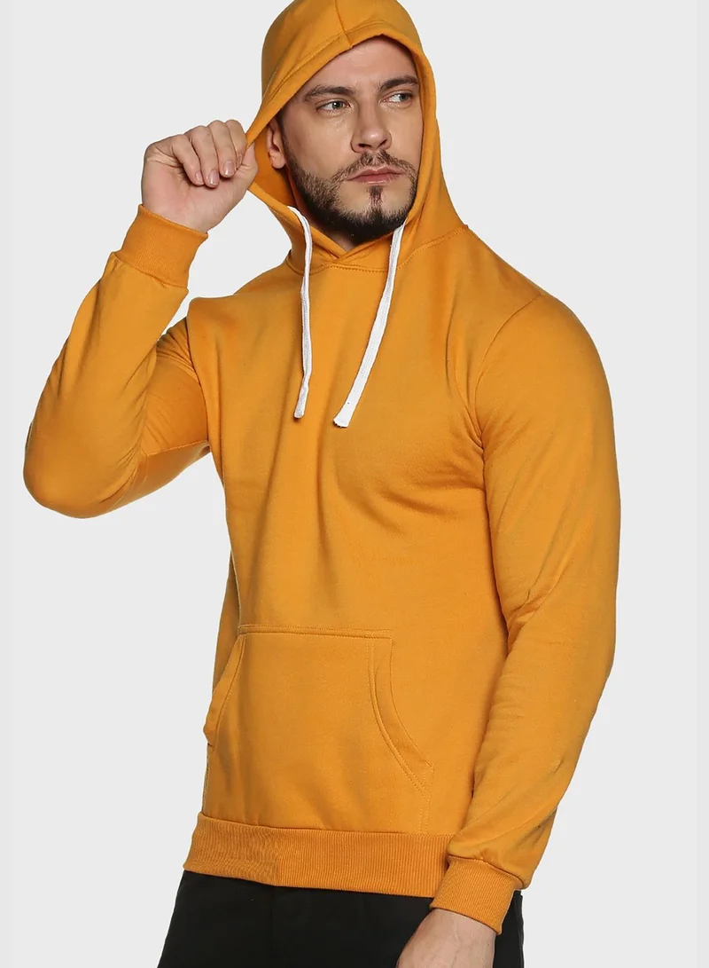 Campus Sutra Front Pocket Hoodie