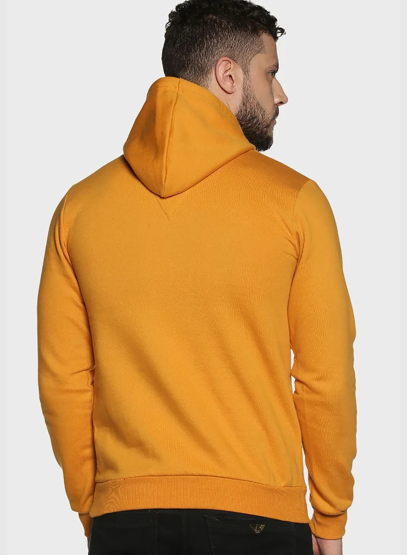 Campus Sutra Front Pocket Hoodie