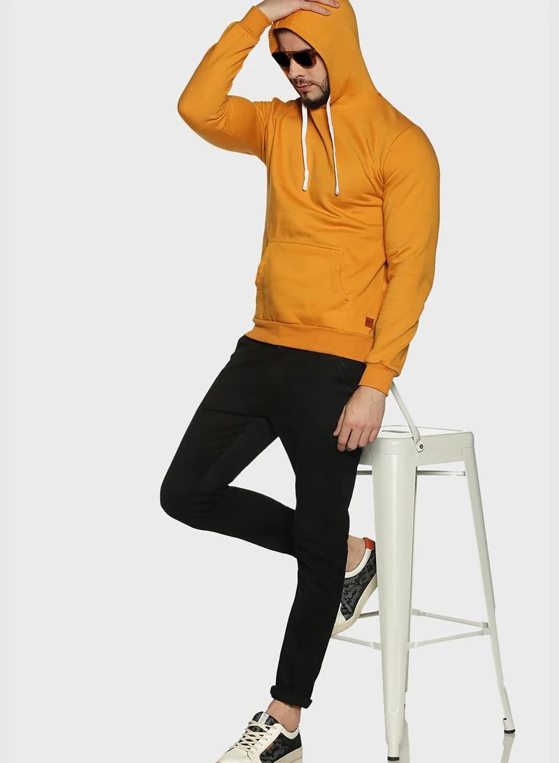 Campus Sutra Front Pocket Hoodie