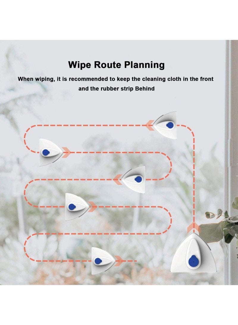 Bukela Magnetic Window Cleaner, Double Sided Magnet Window Cleaner Tool, Water-filled Magnetic Window Brush, Magnetic Window Cleaner Double Sided Glass Wiper, for Single Layer Glass Thickness 3-8mm - Image 5