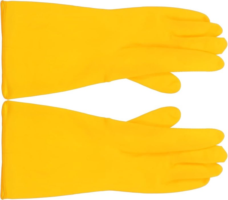Long Latex Dishwashing Gloves Waterproof Kitchen Cleaning Gloves For Women Small Size - Image 1