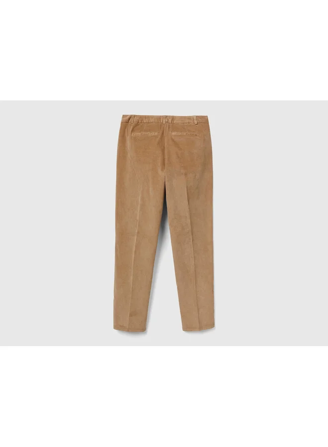 UNITED COLORS OF BENETTON Stretch Velvet Chinos