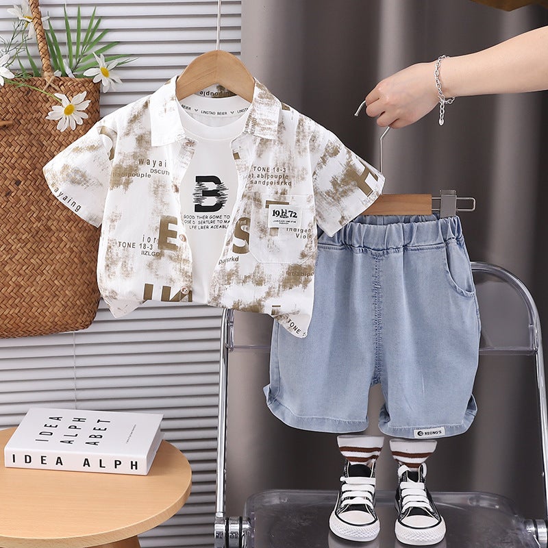 Summer Men'S Printed Simple Long-Sleeved Shirts Trendy Casual Loose Popular Youth Versatile Men'S Shirts - Image 4