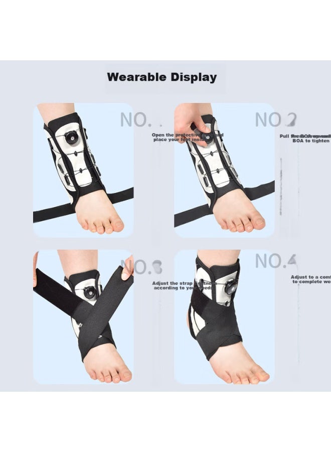 Cralvkoin Medical Ankle Brace With K For Ligament Injury, Ankle Joint Stabilizer, Sprain Prevention And Post-injury Rehabilitation Support - Image 4