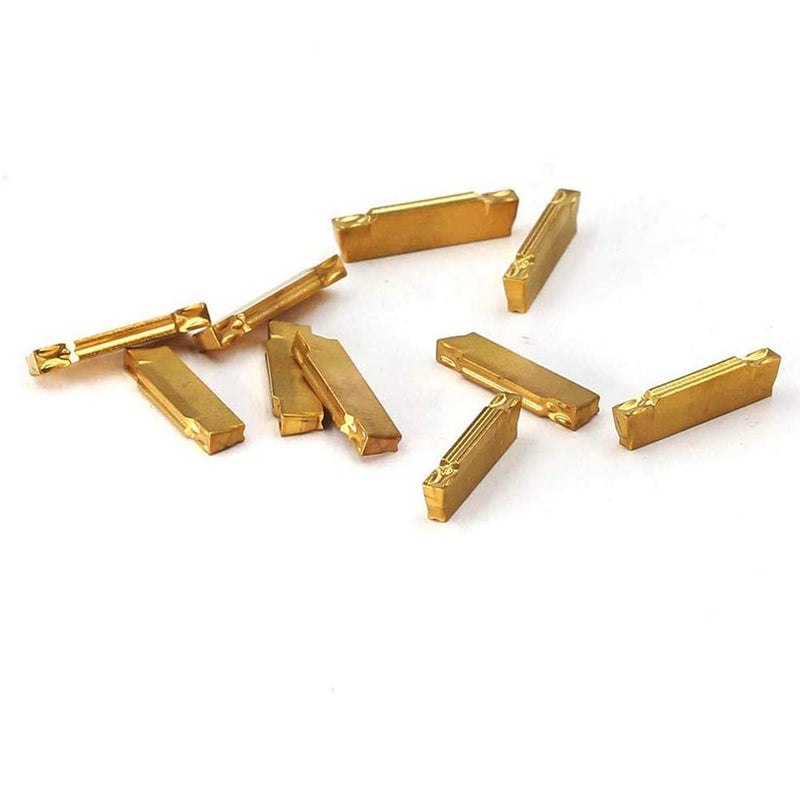 OSCARBIDE MGMN200 Carbide Grooving Inserts Carbide Inserts 10 Pieces/Pack,Multilayer Coated CNC Carbide Lathe Inserts for MGEHR/MGIVR Lathe Grooving Cut-Off Tool - Image 2