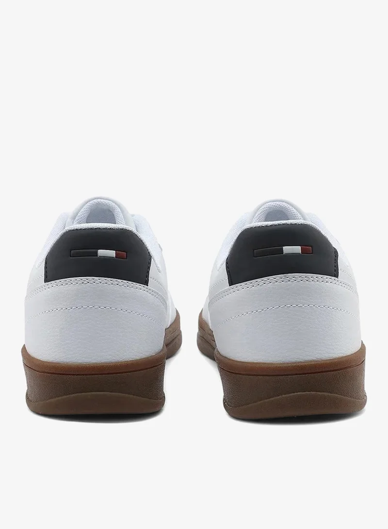 U.S. Polo Assn. white USPA Men's White Casual Sneakers with Gum Rubber Sole – Premium Lace-Up Lifestyle Shoes | Comfortable Everyday Walking Shoes | Lightweight Fashion Sneakers for Men | Best Price UAE