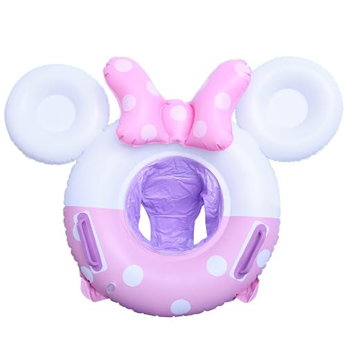 WAMSOLE Baby Swimming Float Swim Ring Cute Floaties with Seat and Handle Pool Floats Toys Fun Water Raft Lounge Party Supplies for Infant Toddler Kids Children Age 14 Years - Image 1